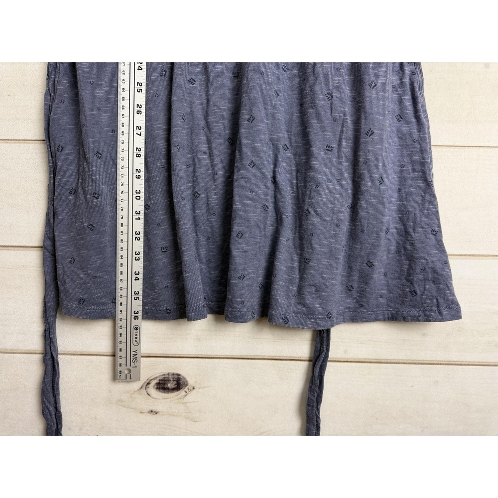 Toad&Co Sleeveless Wrap Midi Dress in Heather Navy - Picture 7 of 8